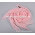 Новый новый дизайн Plain Pink Light Color Wool Scarf, Wool Scarves Wholesale